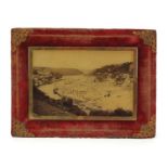 Victorian sepia photograph of Looe, Cornwall, overall 31cm x 23.5cm :For Further Condition Reports
