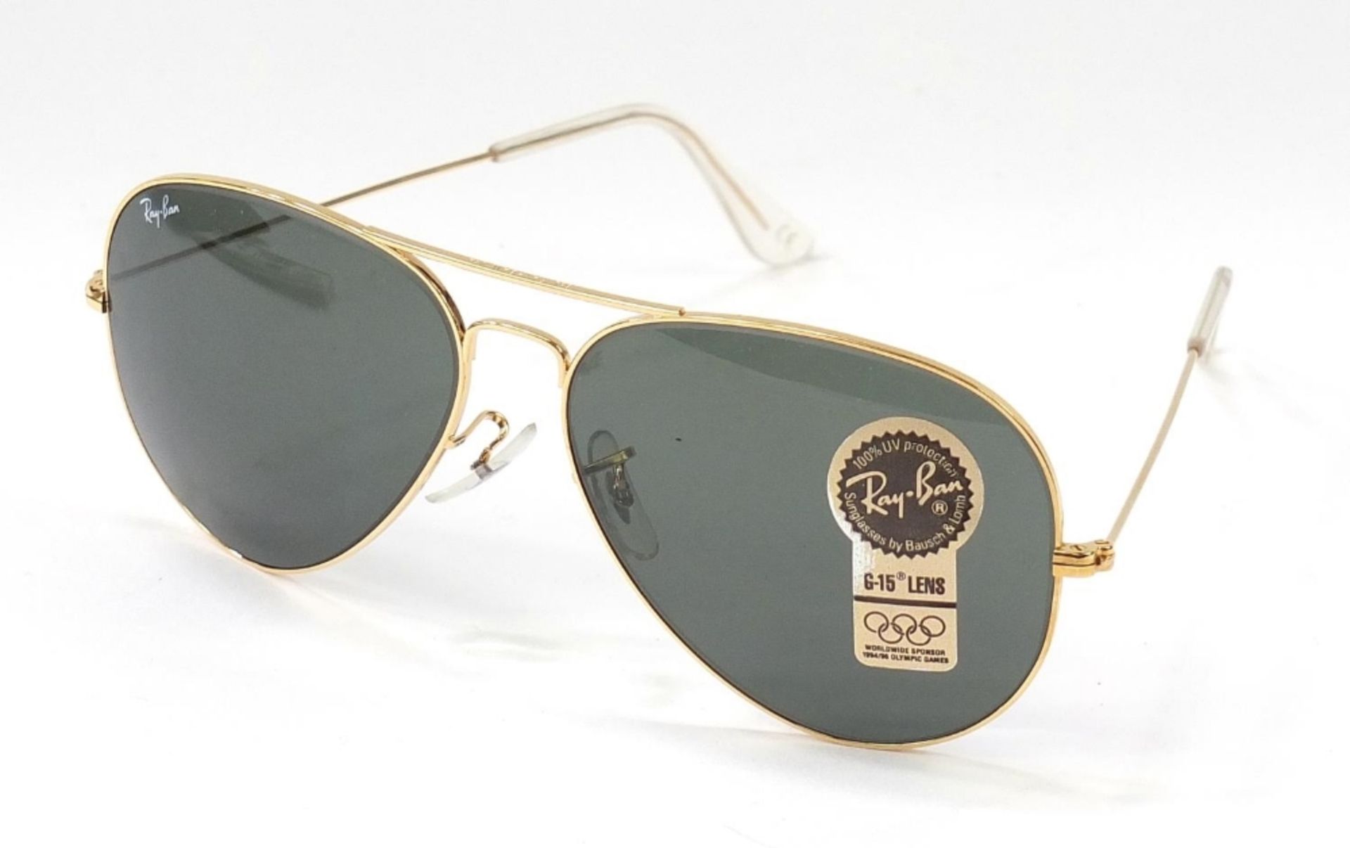 Pair of Ray-Ban Arista sunglasses with case and box :For Further Condition Reports Please Visit - Image 2 of 12