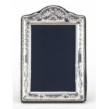 Carrs, rectangular silver photo frame embossed with swags, Sheffield 1995, 12cm x 8cm :For Further
