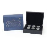 2015 five pound silver proof six coin set from the The 100th Anniversary of the First World War