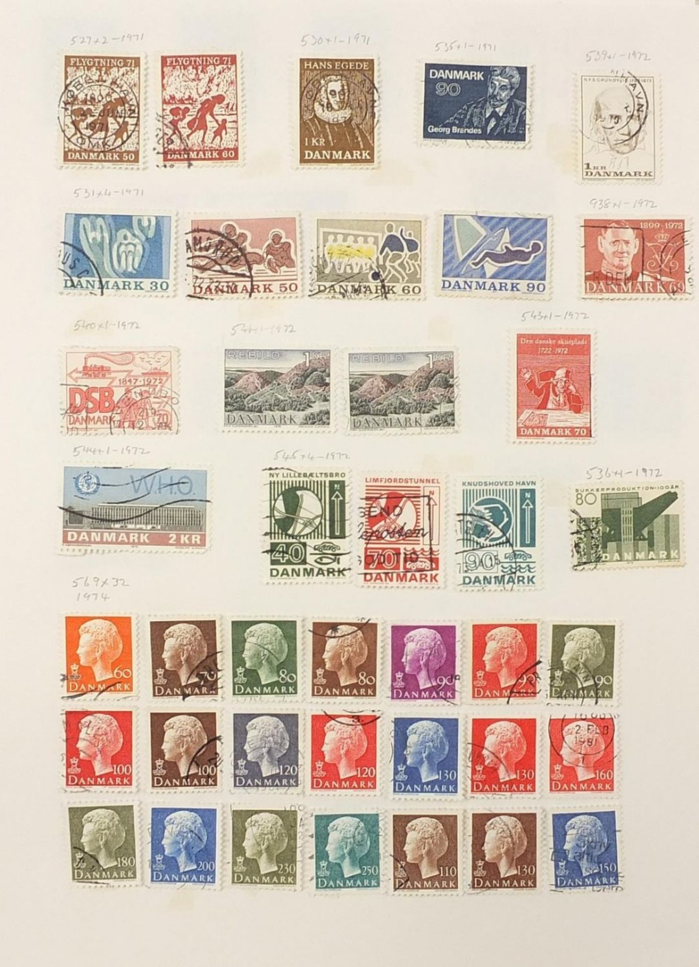 Extensive collection of antique and later world stamps arranged in albums including Brazil, - Image 37 of 52