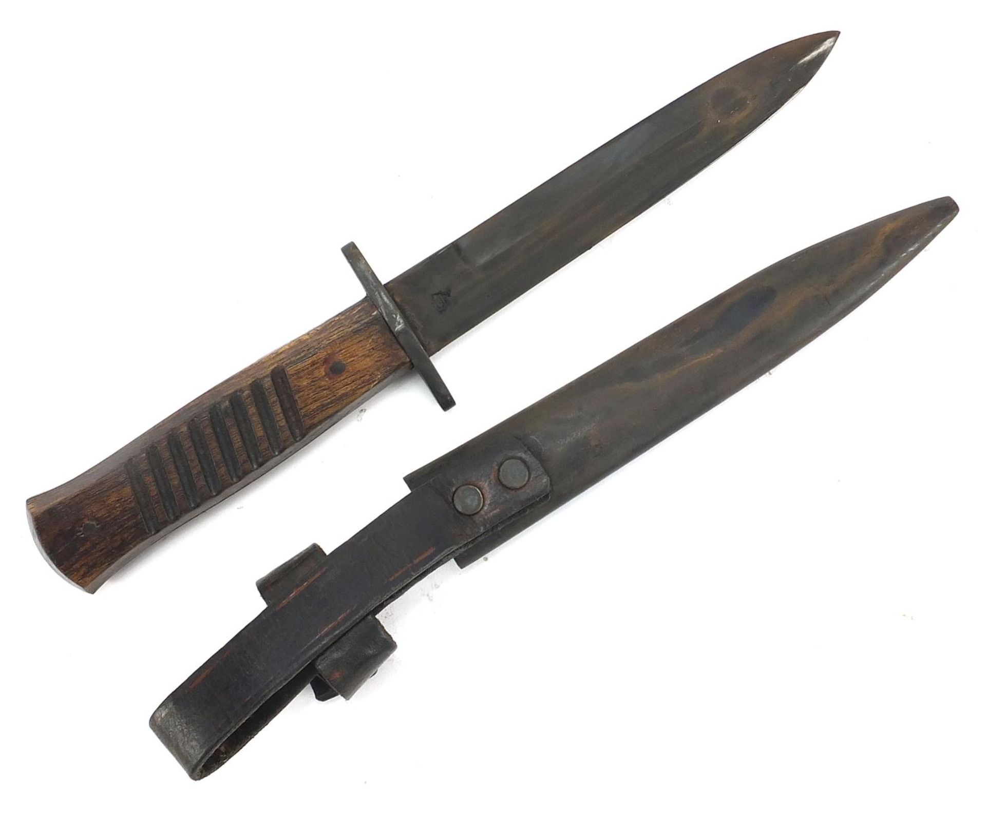 Military interest fighting knife, 29cm in length :For Further Condition Reports Please Visit Our - Image 3 of 7