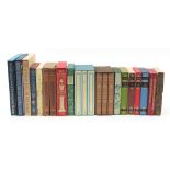 Folio Society hardback books with slip cases including The Decameron, Wonders of the World and The