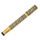 Waterman's gold plated fountain pen with retractable 14ct gold nib :For Further Condition Reports