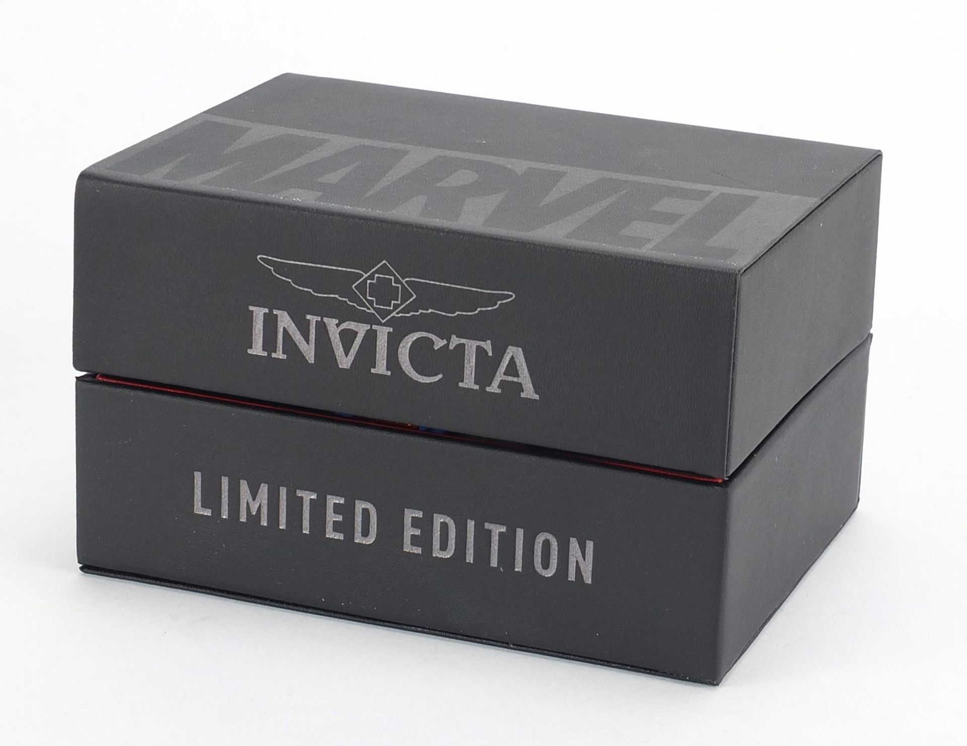 Invicta, gentlemen's Marvel Spiderman wristwatch with box and paperwork, limited edition 0741/ - Image 7 of 7
