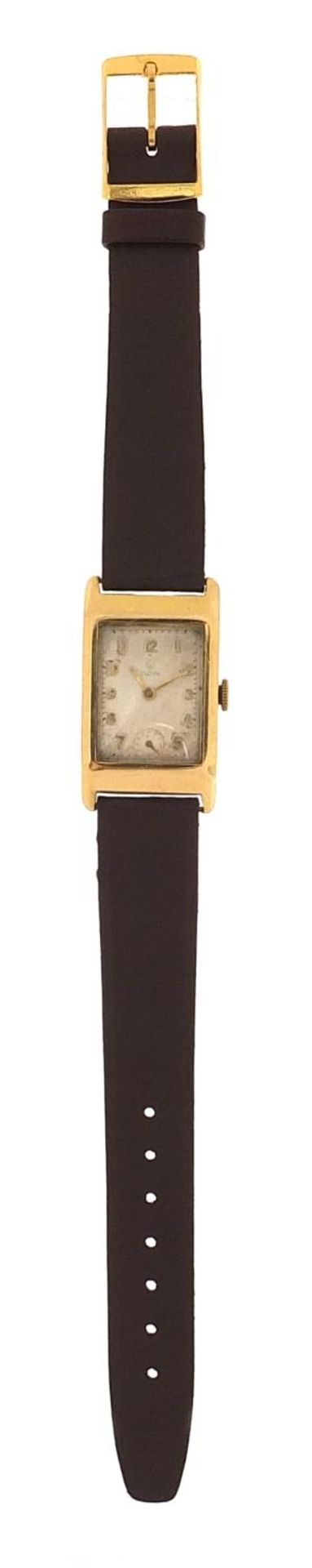Tudor, vintage manual wristwatch with subsidiary dial, the case 22mm wide :For Further Condition - Image 2 of 5