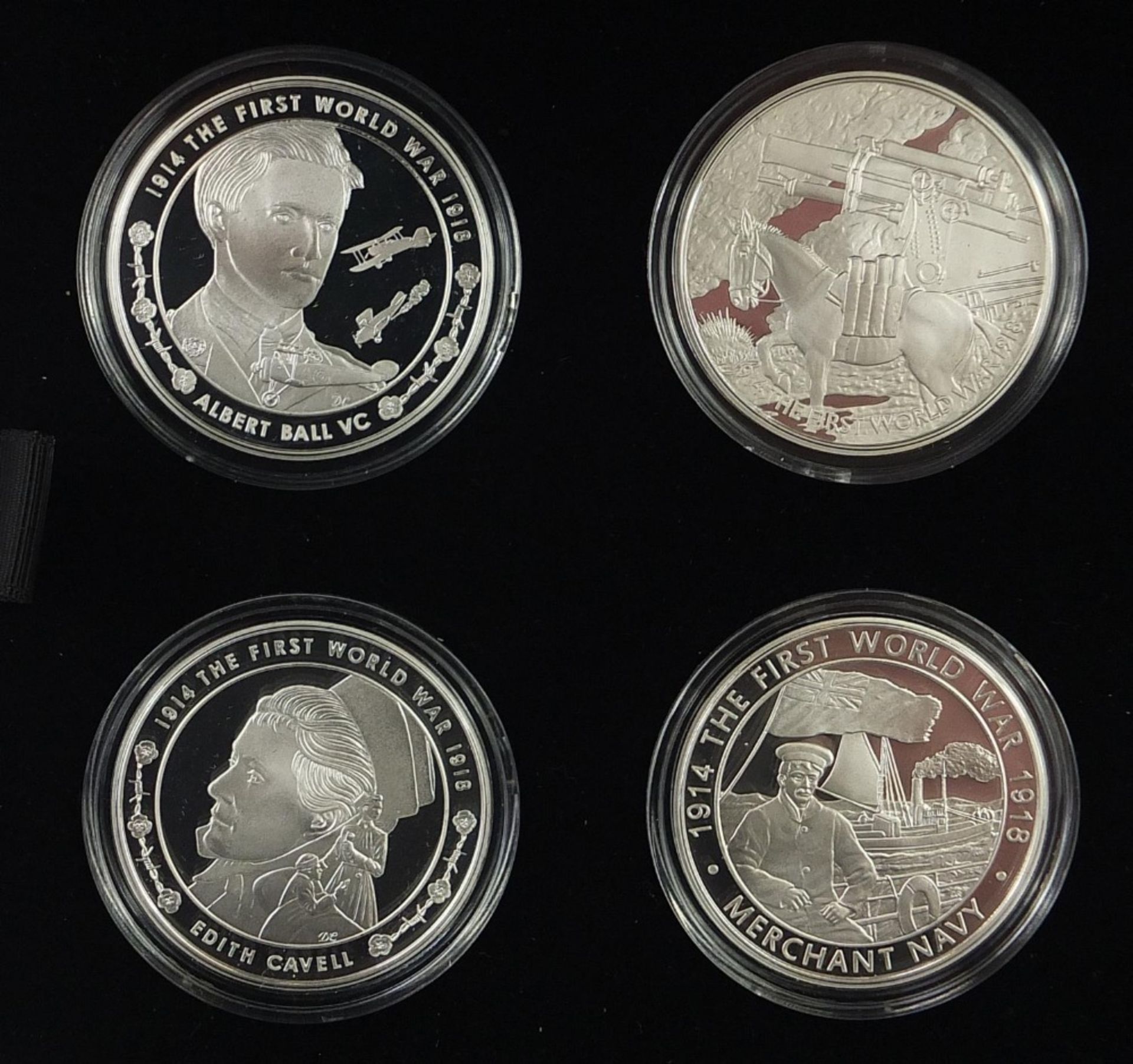 2015 five pound silver proof six coin set from the The 100th Anniversary of the First World War - Bild 4 aus 7