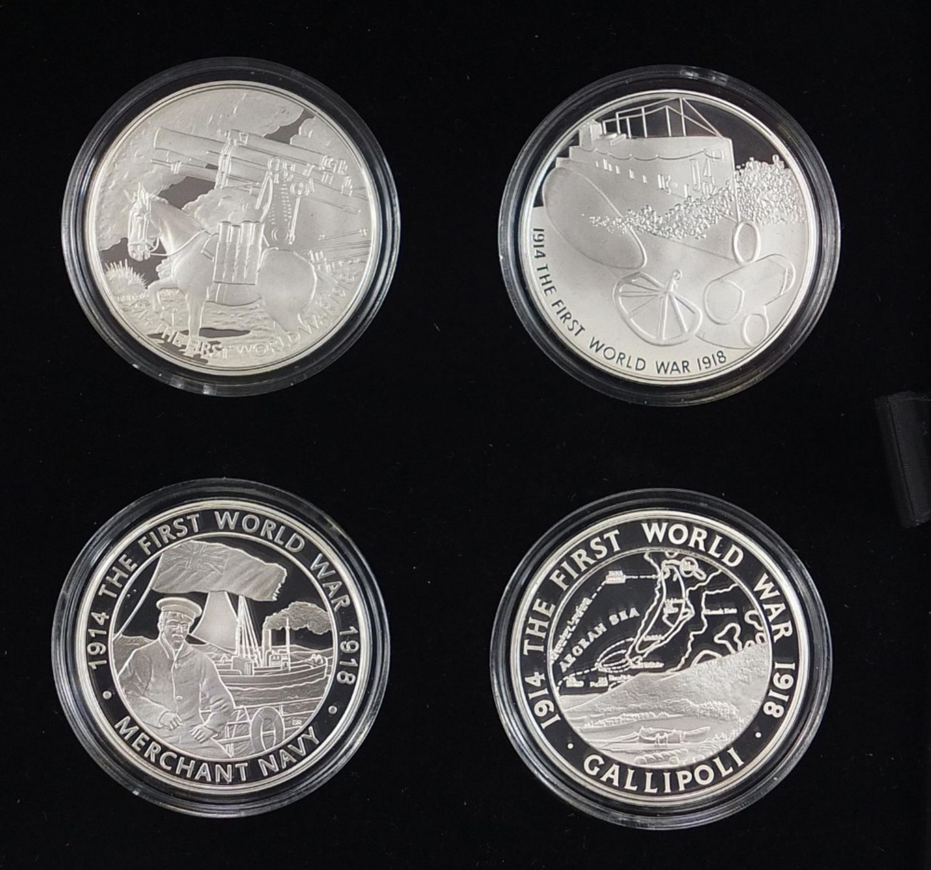 2015 five pound silver proof six coin set from the The 100th Anniversary of the First World War - Bild 5 aus 7