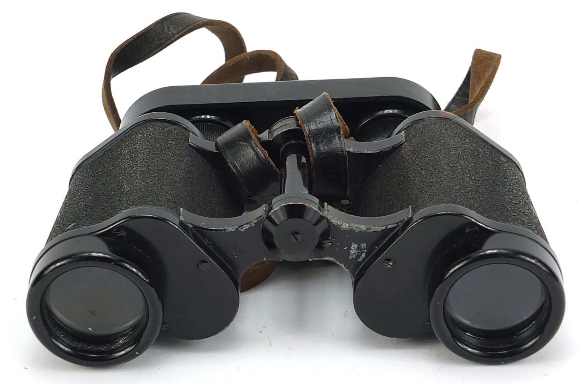 Pair of military interest Carl Zeiss Jena 6 x 30 binoculars with case numbered 1941734 :For - Image 3 of 8