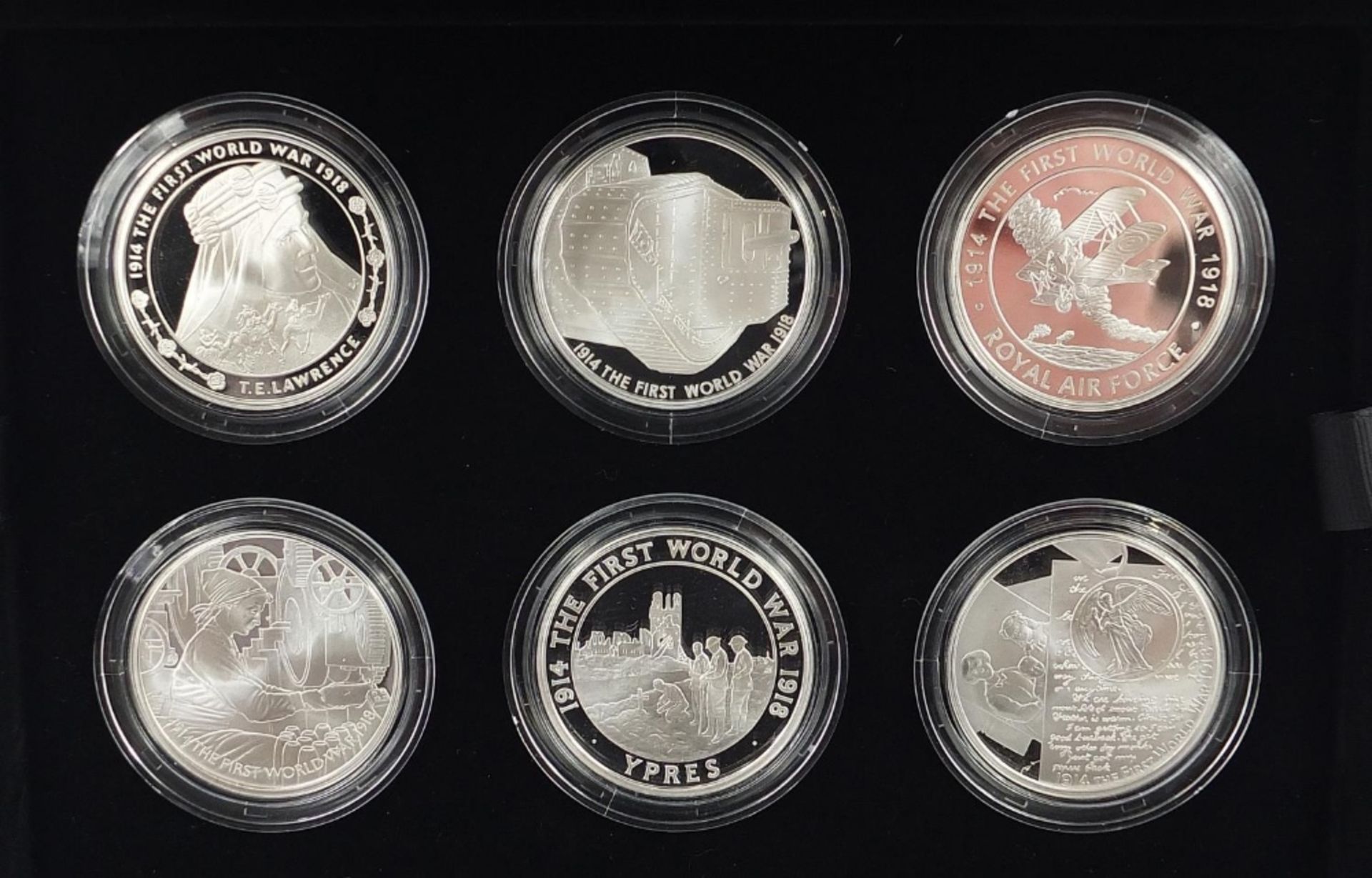 2018 five pound silver proof six coin set from the The 100th Anniversary of the First World War - Bild 3 aus 6