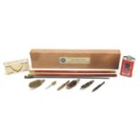 Vintage Webley gun cleaning kit with box :For Further Condition Reports Please Visit Our Website,