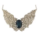 Swarovski Crystal necklace housed in an Emporio Dell Ora box, 36cm in length, 29.0g :For Further