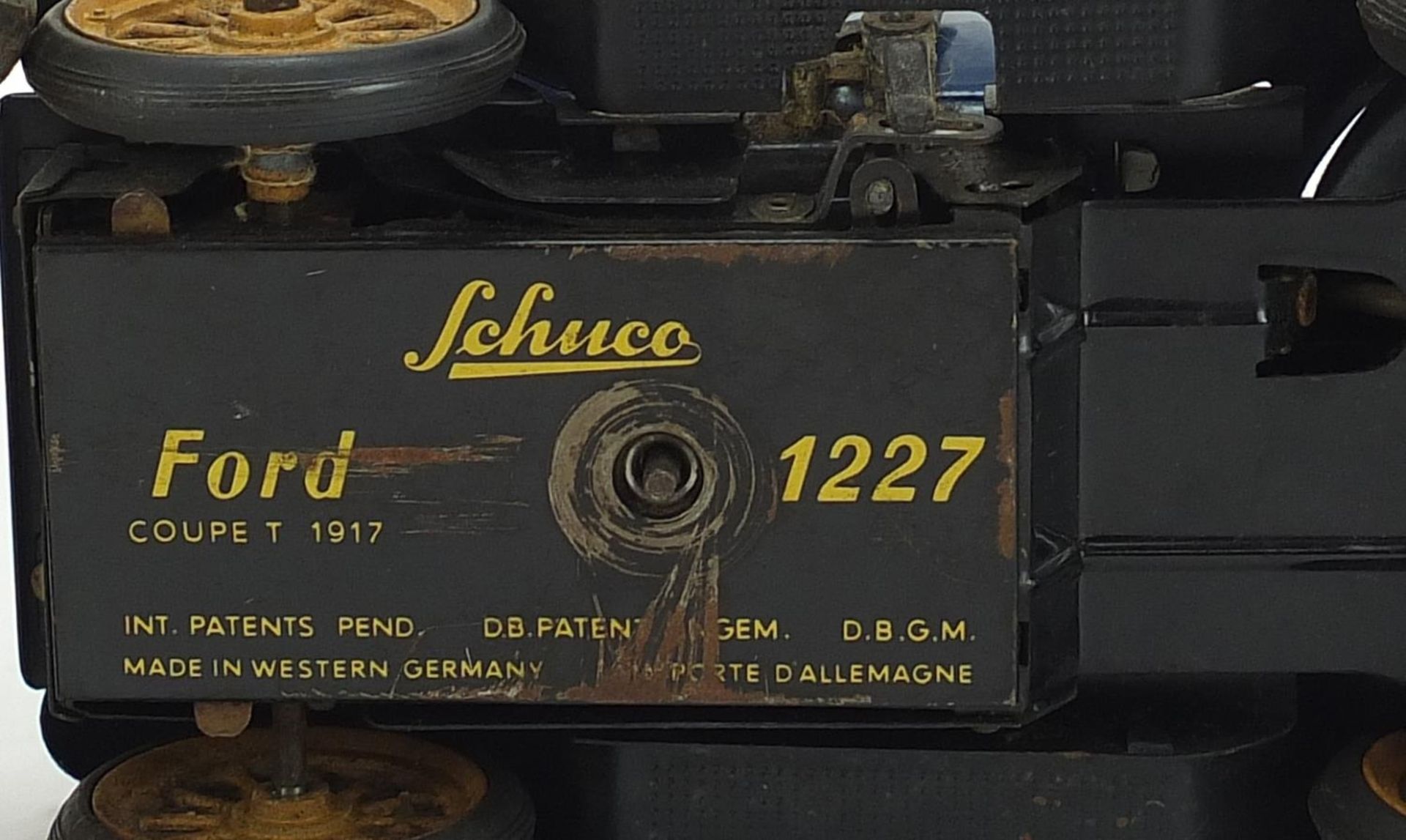 Antique and later tinplate toys comprising a Schuco Ford Coupet 1917, Chad Valley Harborme car and a - Image 6 of 6