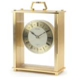 Large Seiko quartz mantle clock, 26.5cm high :For Further Condition Reports Please Visit Our