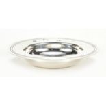 Carrs, Elizabeth II circular silver dish, London 1971, 8.3cm in diameter, 44.8g :For Further