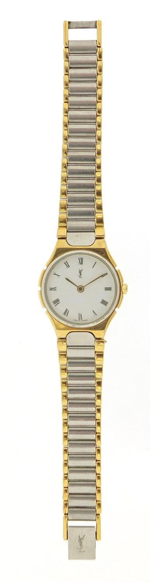 Yves St. Laurent, ladies quartz wristwatch numbered 192088, 24mm in diameter :For Further - Image 2 of 6