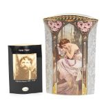 Goebel Artis Orbis, Brightness of Day Night's Rest vase designed by Alphonse Mucha, limited