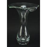 Large naturalistic art glass vase, 34cm high :For Further Condition Reports Please Visit Our