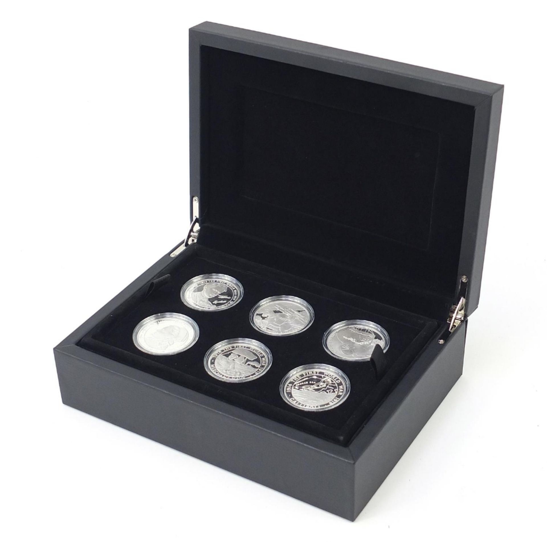 2015 five pound silver proof six coin set from the The 100th Anniversary of the First World War - Bild 2 aus 7