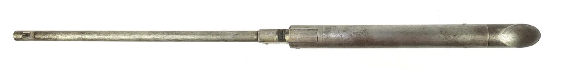 Vintage break barrel air rifle mechanism and barrel numbered B61373, 65cm in length :For Further - Image 3 of 4