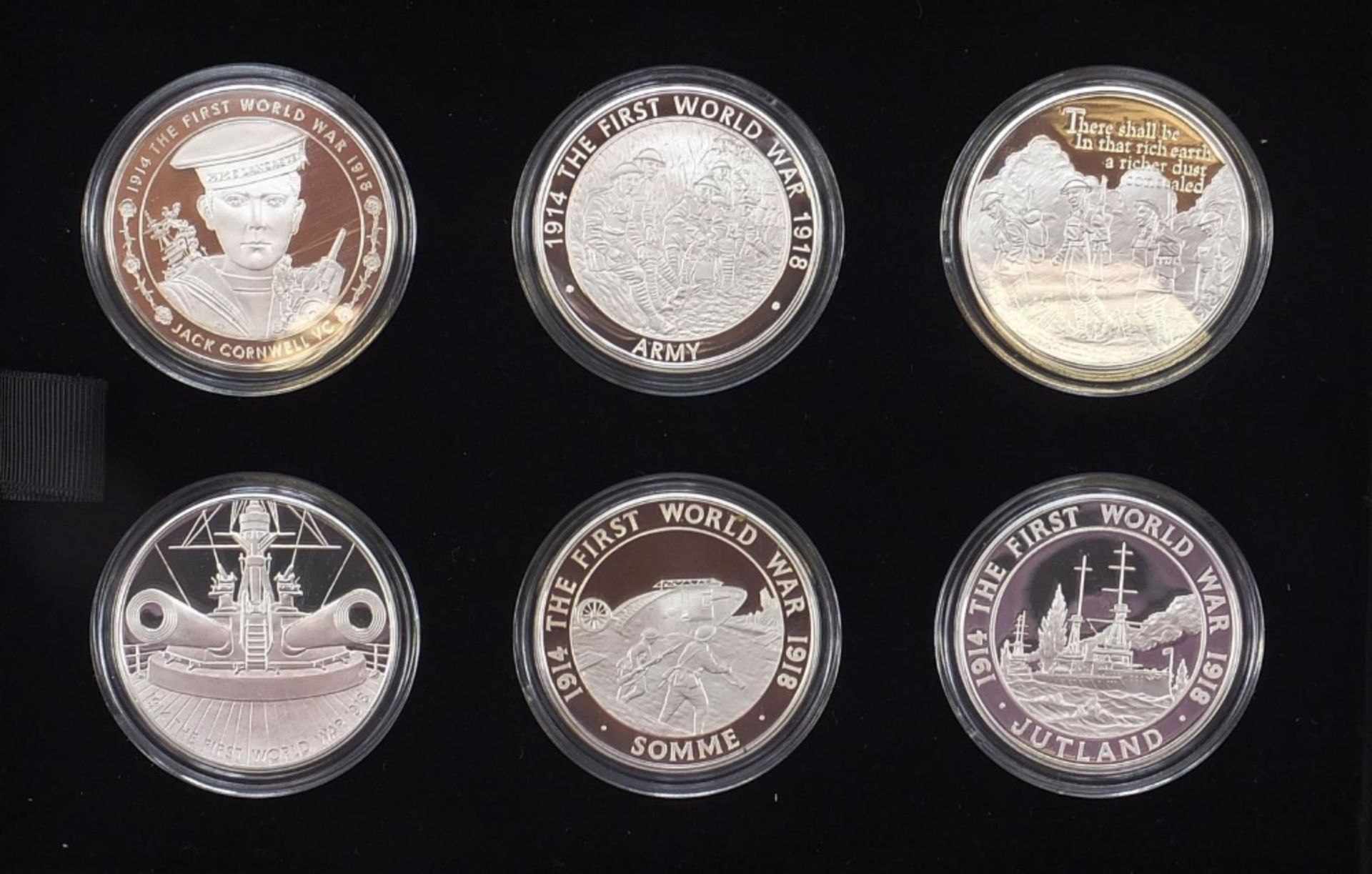 2016 five pound silver proof six coin set from the The 100th Anniversary of the First World War - Image 3 of 10