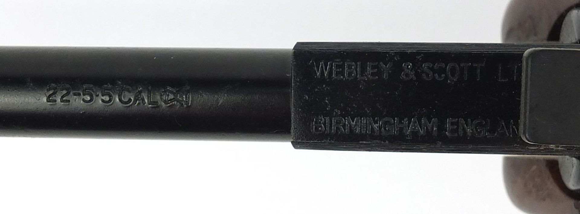 Vintage Webley Vulcan .22 cal break barrel air rifle, 106cm in length :For Further Condition Reports - Image 5 of 7