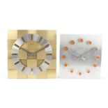 Two mid century design wall clocks comprising Kienzle design and Acctime, the largest 28.5cm x 28.