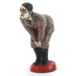 German military interest Adolf Hitler design pin cushion, 12cm high :For Further Condition Reports