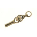Antique unmarked gold watch key, 2.5cm in length, 1.1g :For Further Condition Reports Please Visit