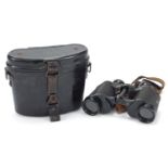 Pair of military interest Carl Zeiss Jena 6 x 30 binoculars with case numbered 1941734 :For