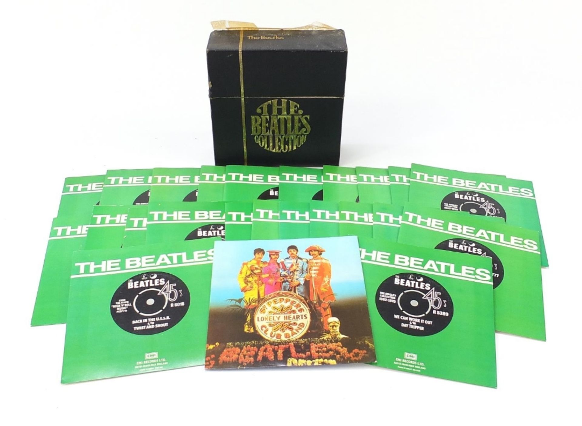 The Beatles Collection 45rmp box set :For Further Condition Reports Please Visit Our Website,