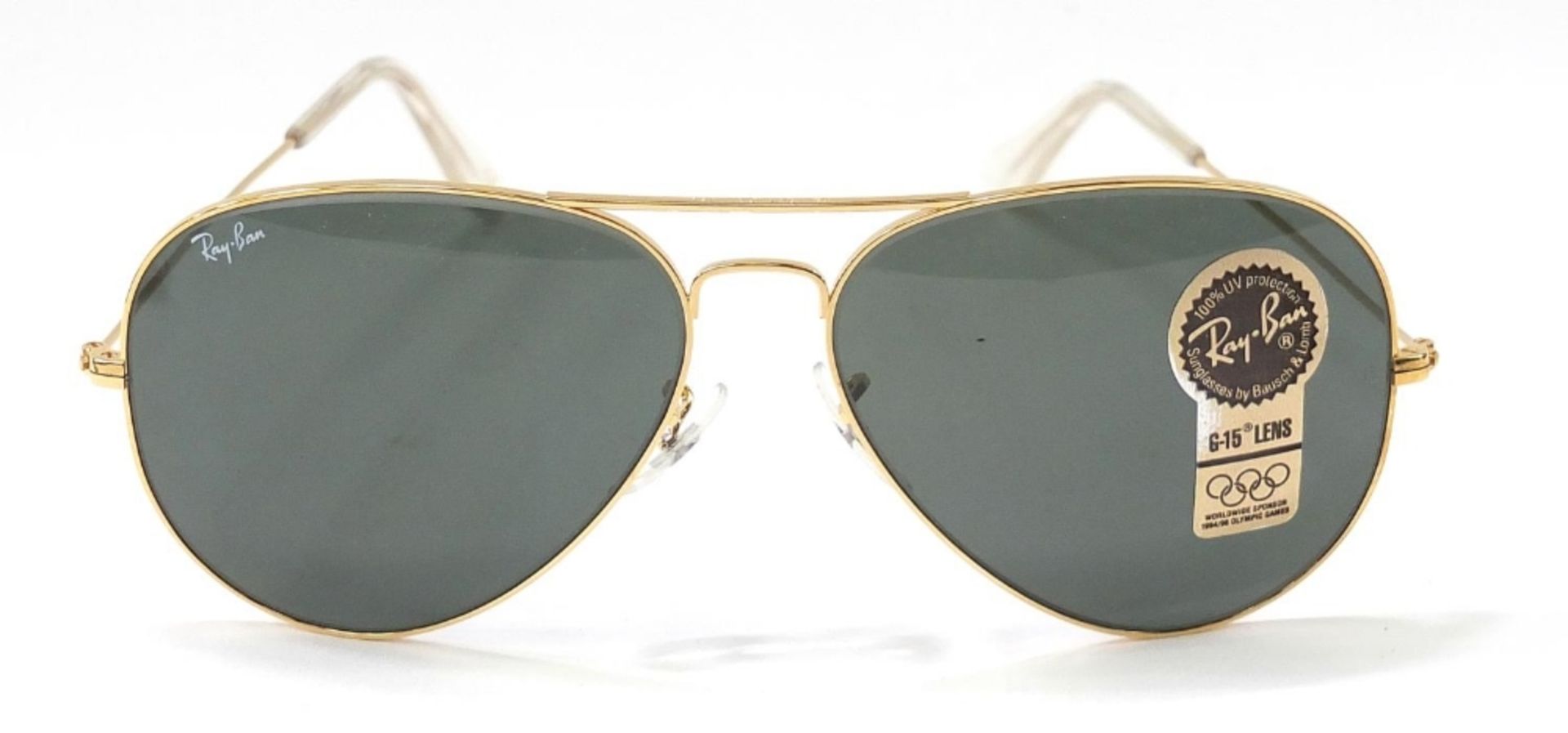 Pair of Ray-Ban Arista sunglasses with case and box :For Further Condition Reports Please Visit - Image 3 of 12