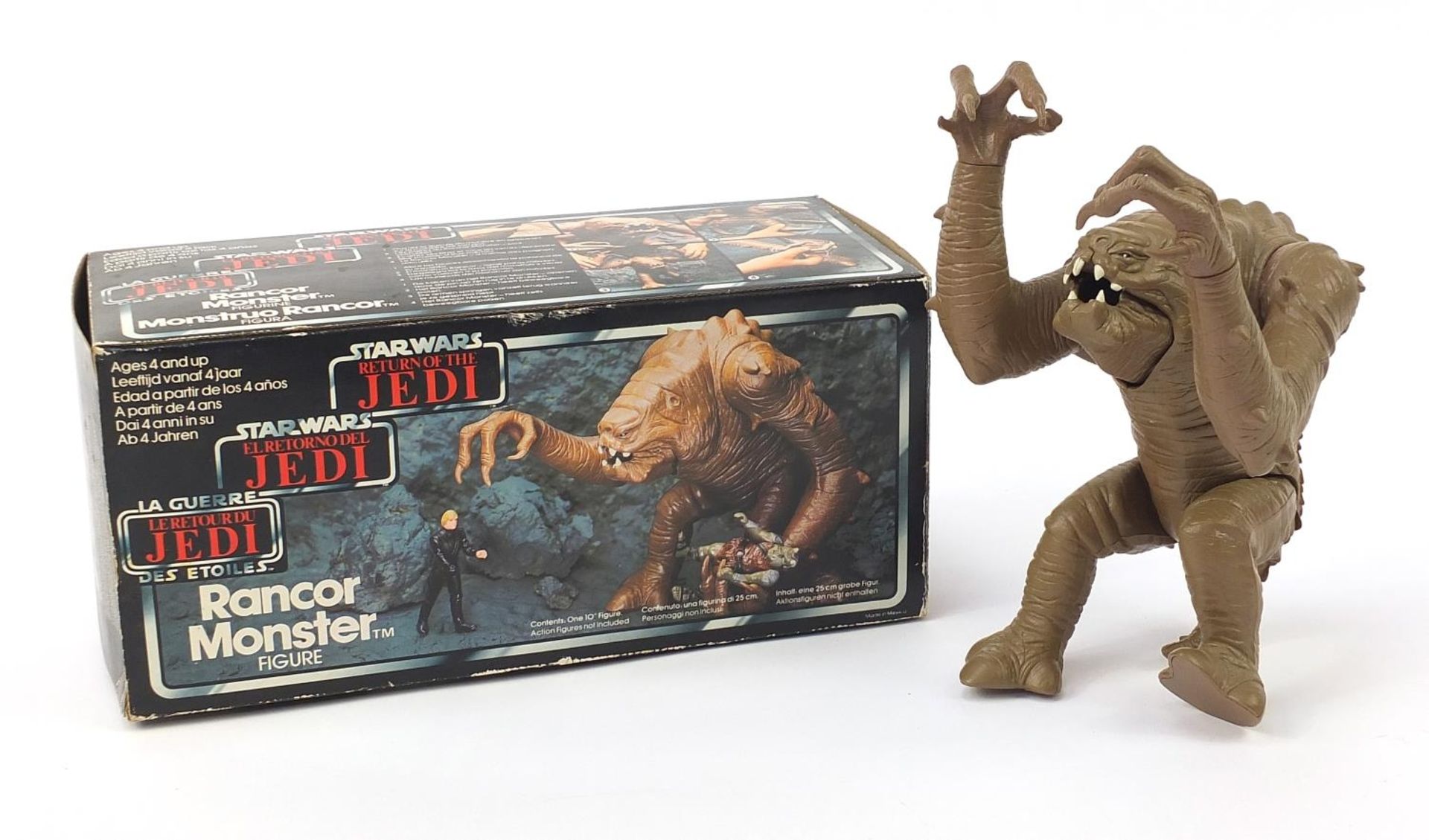 Vintage Star Wars Return of the Jedi Rancor Monster figure with box :For Further Condition Reports