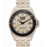 Cat, gentlemen's wristwatch with box and paperwork model YI241 :For Further Condition Reports Please