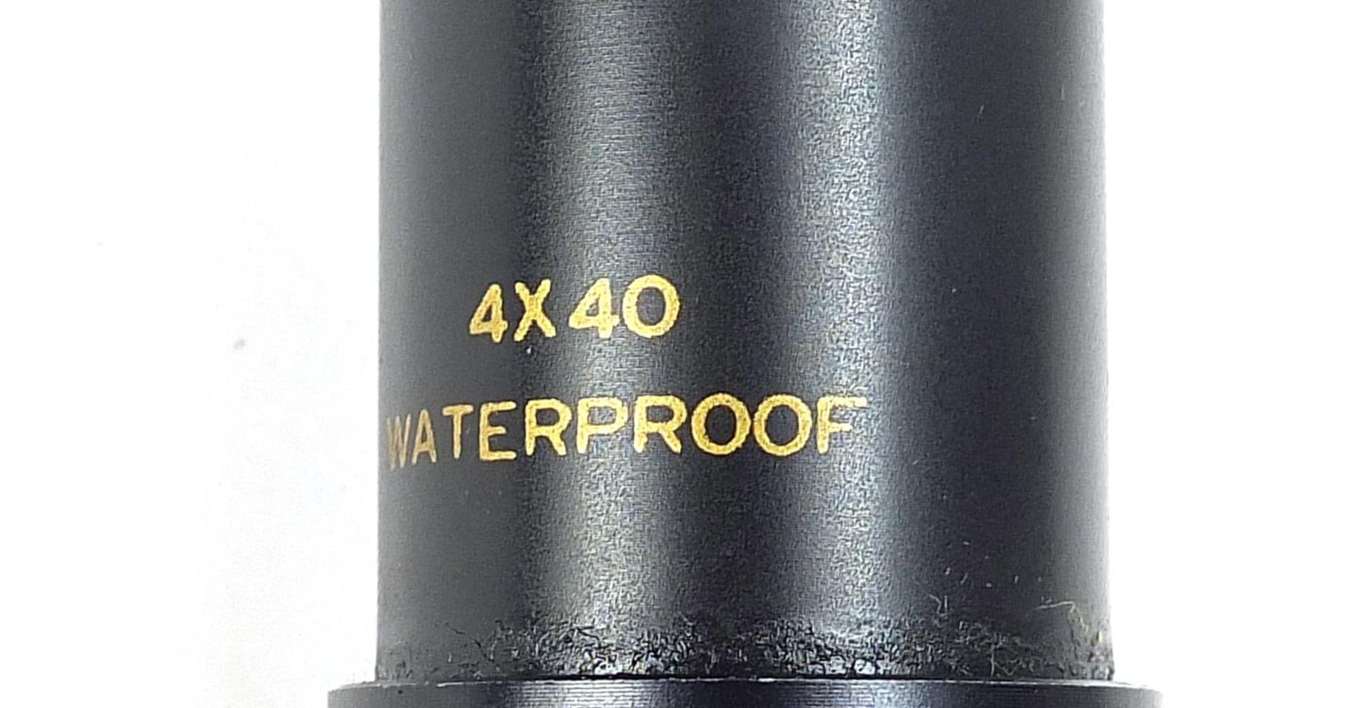 Three air rifle scopes comprising vintage Diana 3X, Sussex Armoury 4x20 and Bisley 4x40 with box : - Image 3 of 7