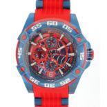 Invicta, gentlemen's Marvel wristwatch with box and paperwork, limited edition 0094/4000 :For