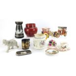 Collectable china including a Royal Doulton Sea Shanty jug, Christopher Dresser style jardinière,