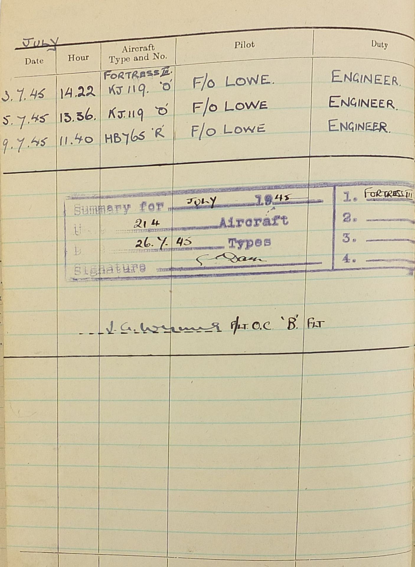 British military World War II four medal group relating to F/SGT Dann 1891194 Flight Engineer - Image 33 of 34