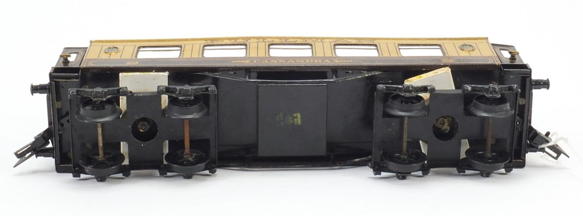 Bing, German 0 gauge tinplate Pullman carriage Cassandra :For Further Condition Reports Please Visit - Image 4 of 4