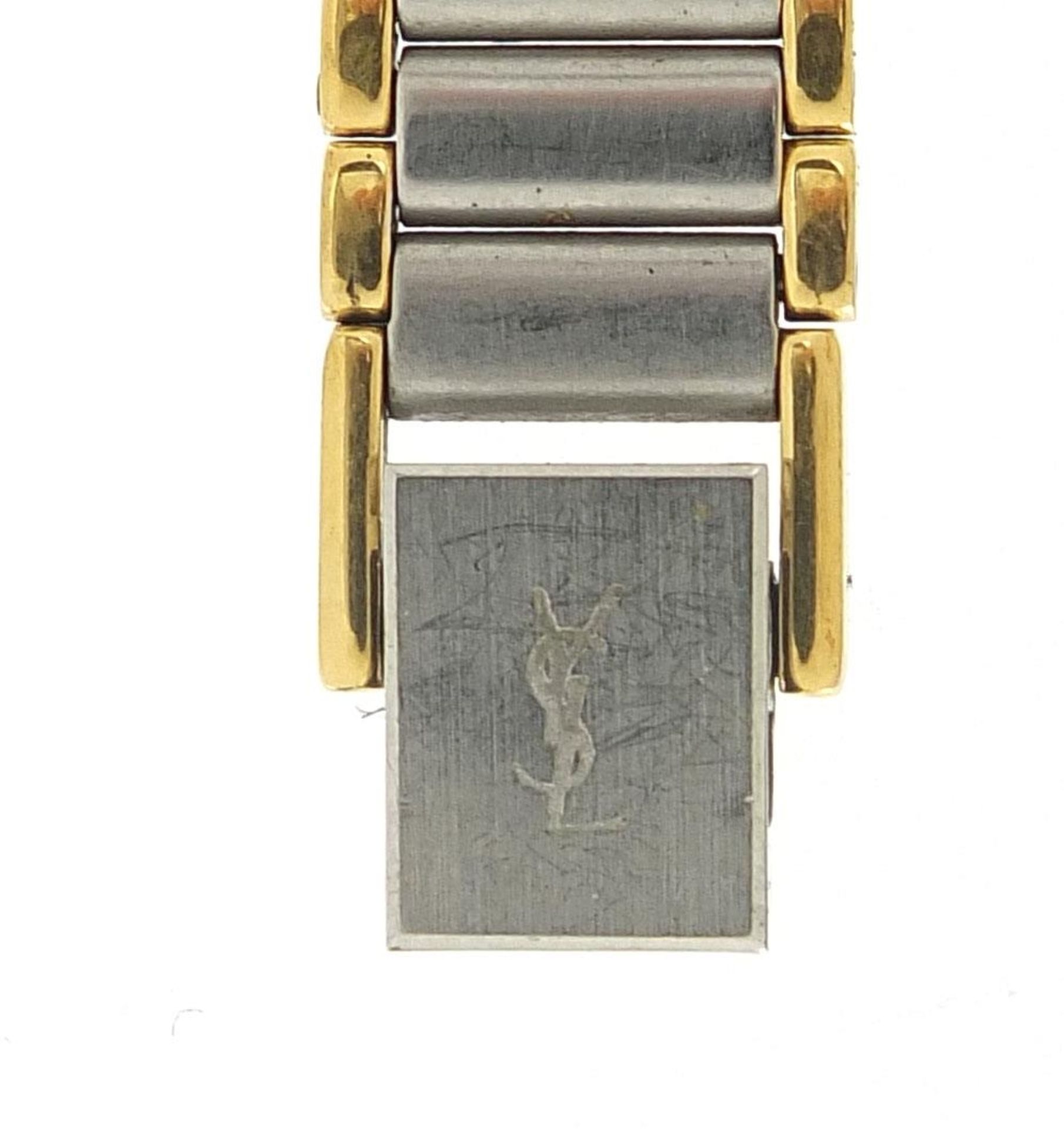 Yves St. Laurent, ladies quartz wristwatch numbered 192088, 24mm in diameter :For Further - Image 3 of 6