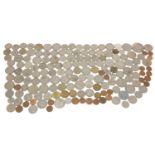 Collection of British pre decimal and later coinage including two shillings :For Further Condition