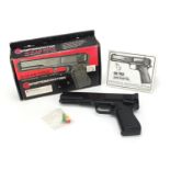 G.10 .177 cal 18 shot BB repeater air pistol with box, 21.5 cm in length :For Further Condition