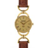Gucci, ladies quartz wristwatch with box, the case numbered 00 6000L 4189, 23mm in diameter :For