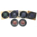 Five miniature vinyl LP's, each 5cm in diameter :For Further Condition Reports Please Visit Our