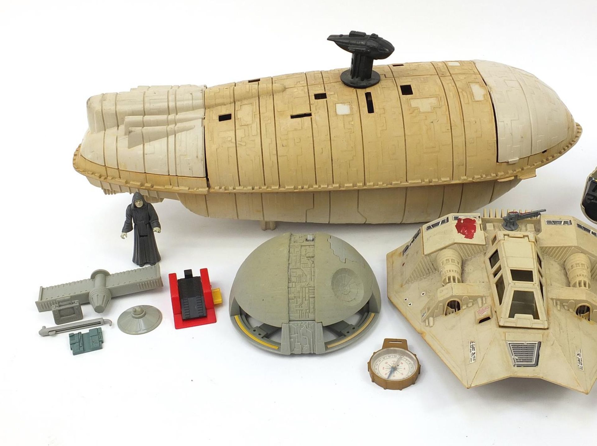 Vintage Star Wars toys including a Millennium Falcon and a Rebel Transport :For Further Condition - Image 2 of 4