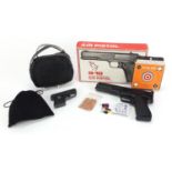 G.10 twenty shot BB repeater .177 cal air pistol with box and a Fritum starting pistol :For