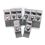 Eight gentlemen's Globenfeld wristwatches with boxes comprising limited edition 6826 no. GL31191394,