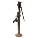 Victorian design cast iron water pump, 127cm high :For Further Condition Reports Please Visit Our