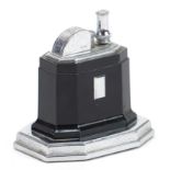 Ronson, Art Deco Touch Tip table lighter, 9cm high :For Further Condition Reports Please Visit Our