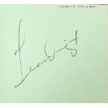 Autograph album including The Rocking Berries, High Spirits, Graham Page, Denis Quilley and